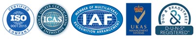 ISO9001:2015, ICAS, IAF, UKAS